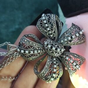 Victorian Brooch Pendant by TG...1940's?